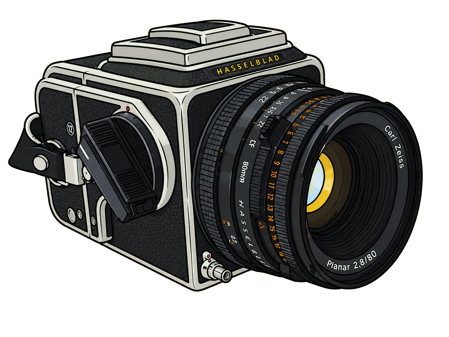 Illustration der Hasselblad 500CM